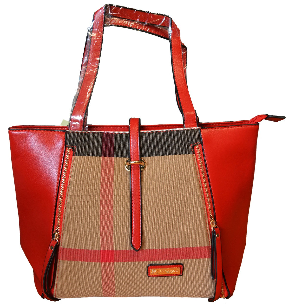 Burberry ladies handbag red