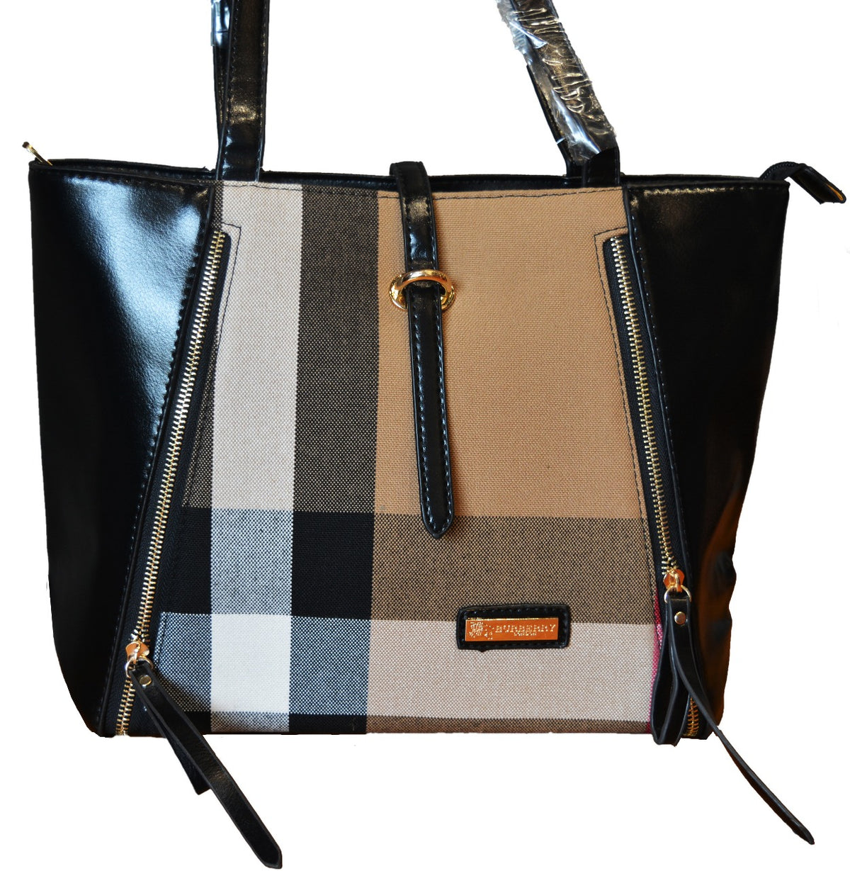 Burberry ladies luxury handbag black