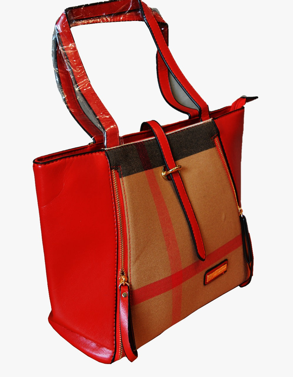 Burberry ladies handbag red