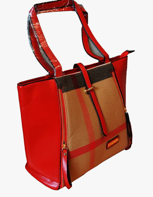 Burberry ladies handbag red