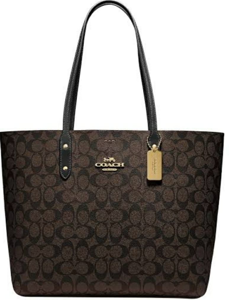 Coach City Tote in Signature Canvas